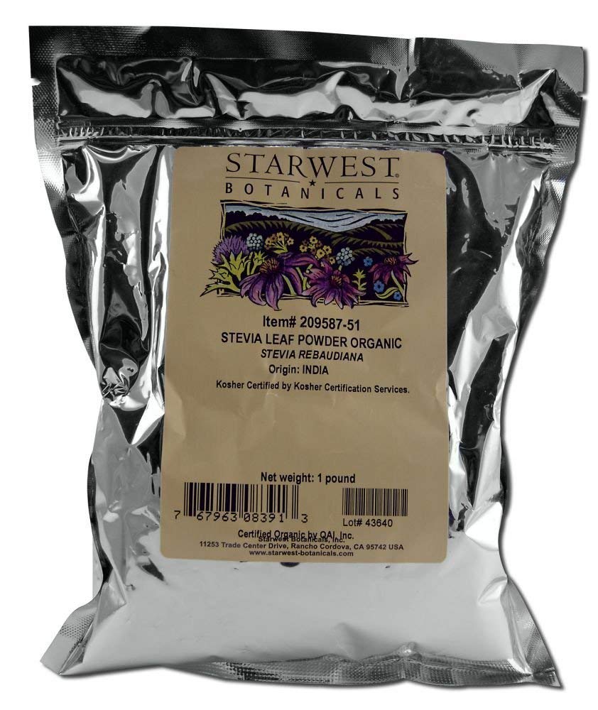 Starwest Botanicals Stevia Leaf Powder 16 Ounce
