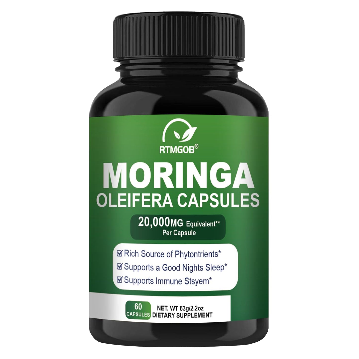 RTMGOB Moringa Capsules 60 Capsules