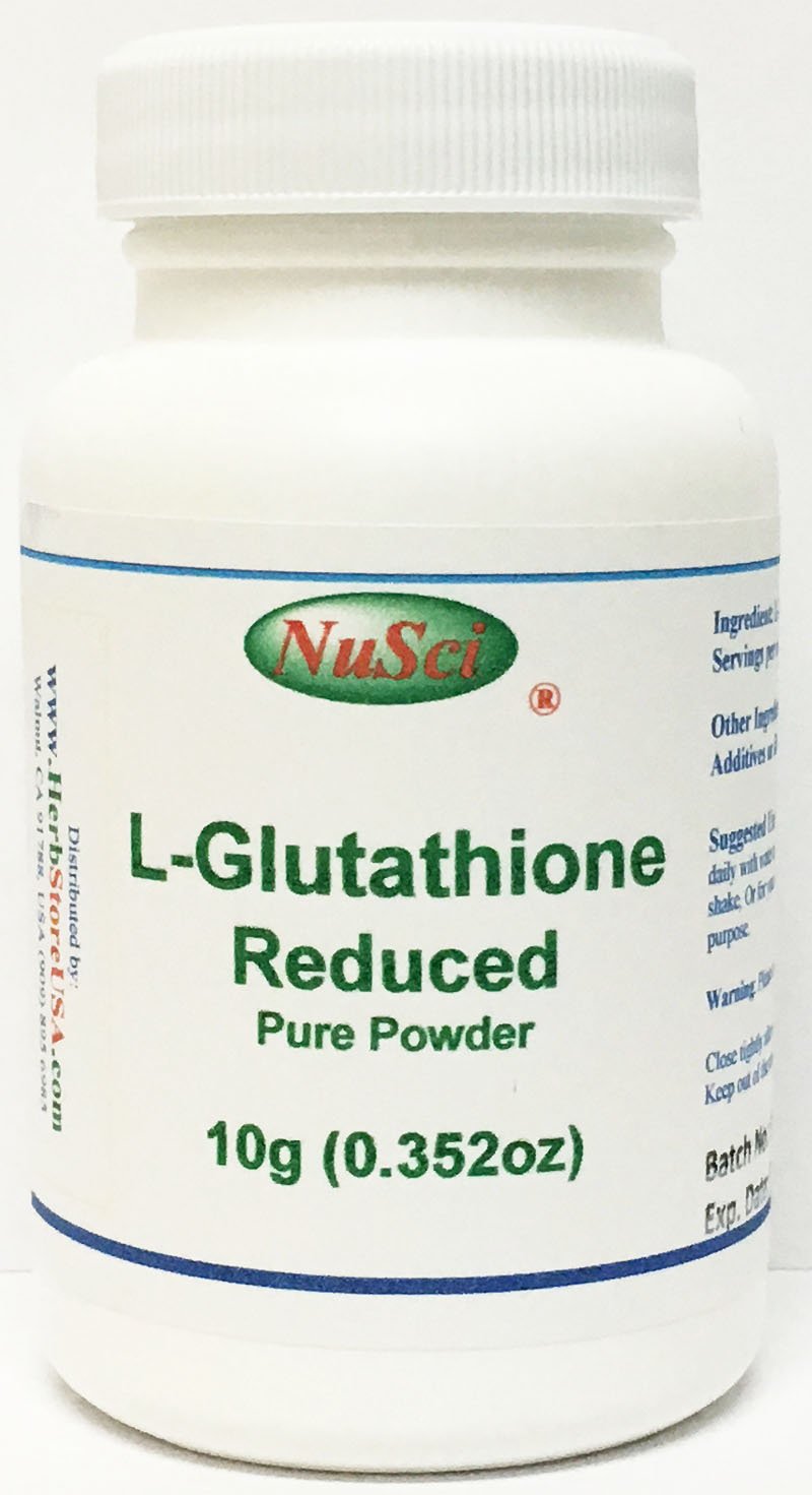 NuSci L-Glutathione Reduced Powder 0.35 oz
