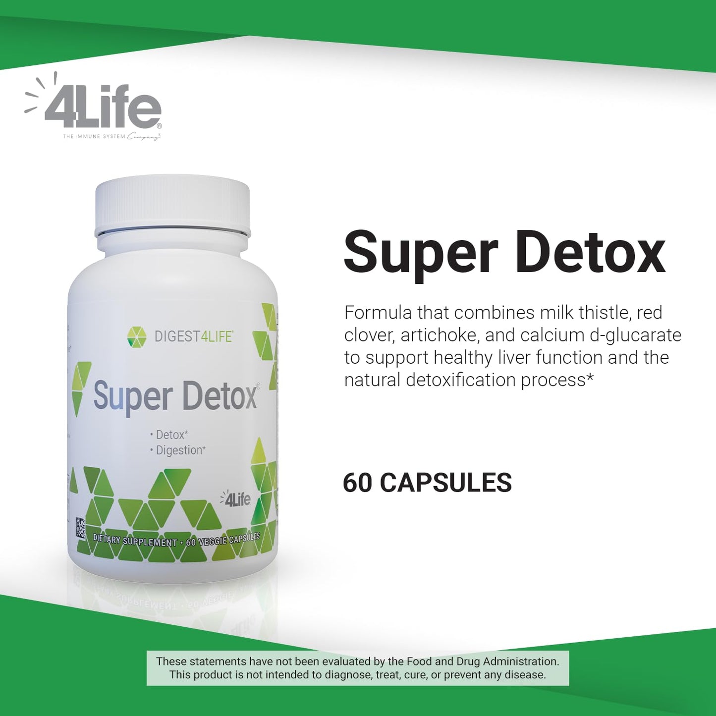 4Life Super Detox Capsules, 60 Count