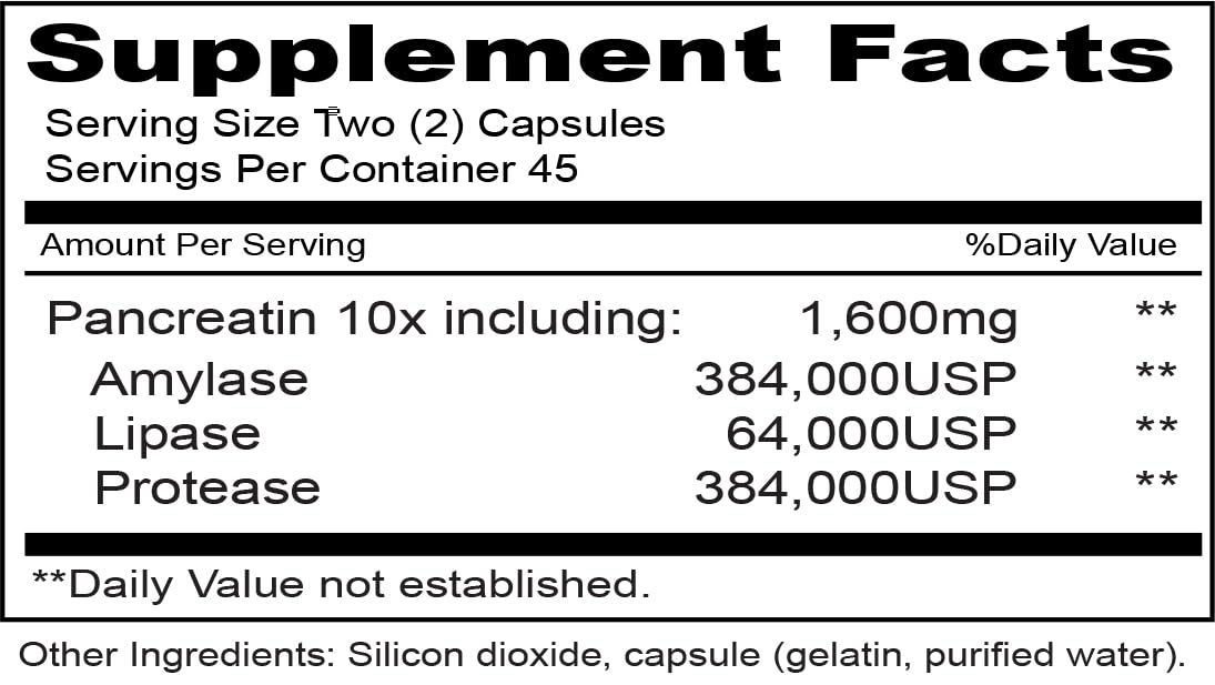 Priority One Pancreas 10xtra Capsule 90