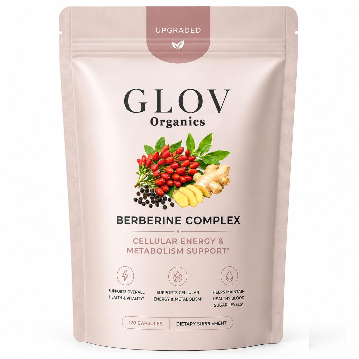 luetomi Glov Berberine Complex with Ceylon Cinnamon Softgel 1