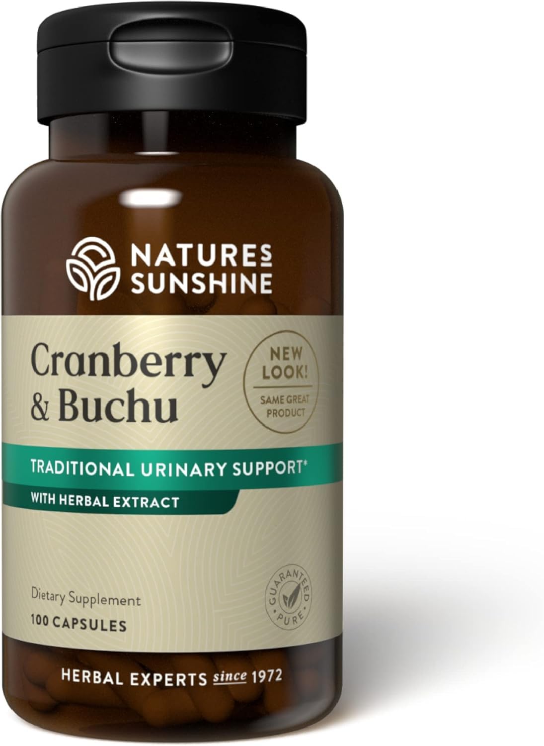 Nature's Sunshine Cranberry and Buchu Concentrate Capsules, 100 Count