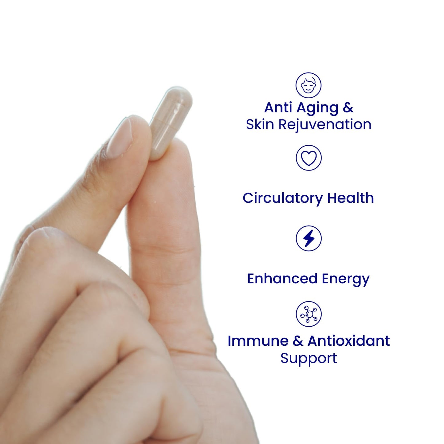 Relumins Resveratrol 600mg Capsule, 1 Bottle
