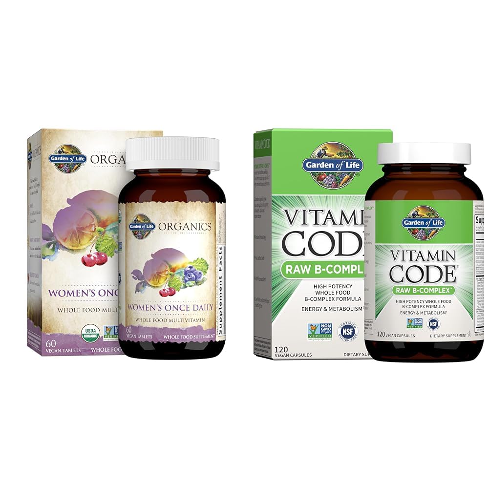 Garden of Life Women's Multivitamin & Vitamin B Complex 180 Count (Tablets & Capsules)