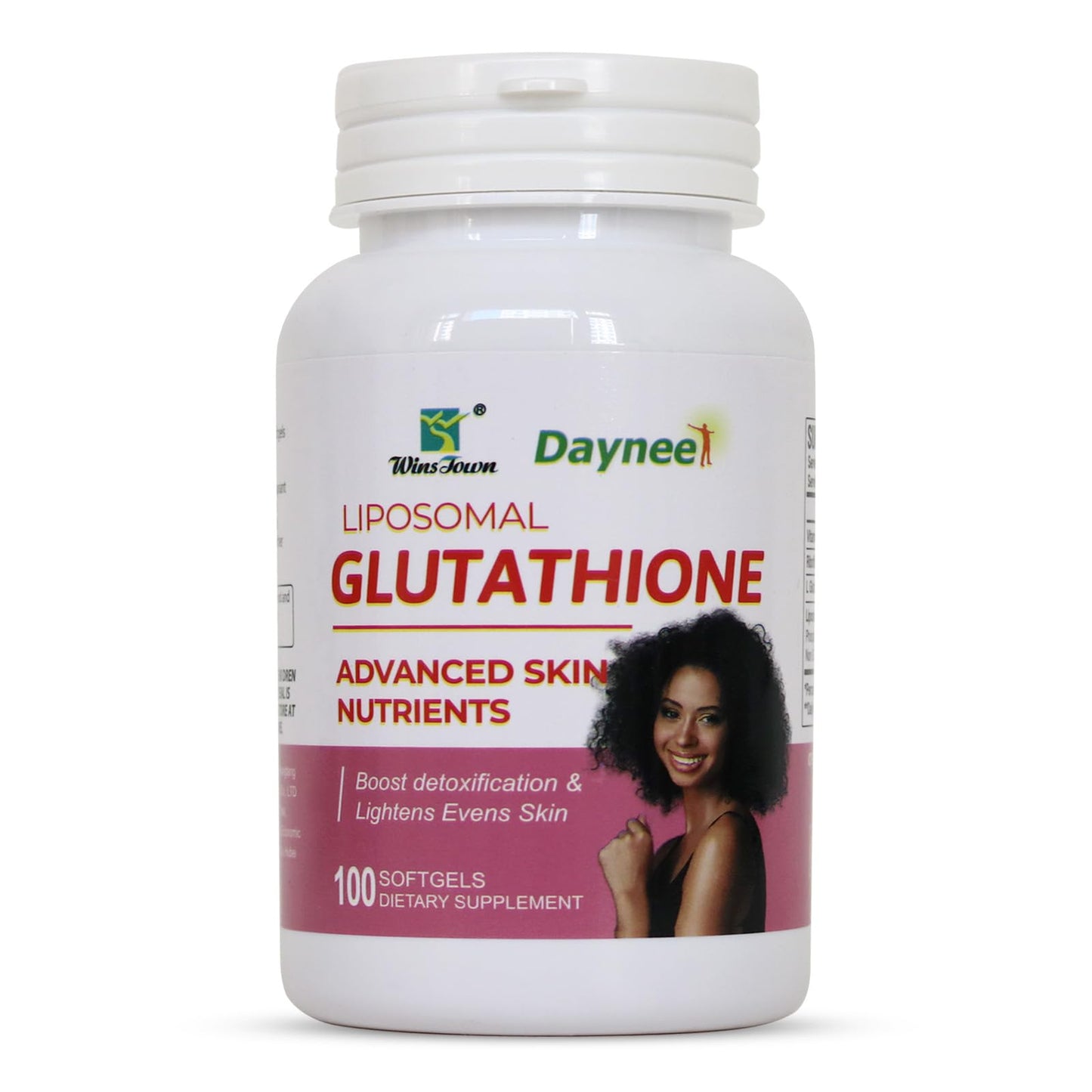 Wins Town Liposomal Glutathione Softgels 500mg, 100 Softgels