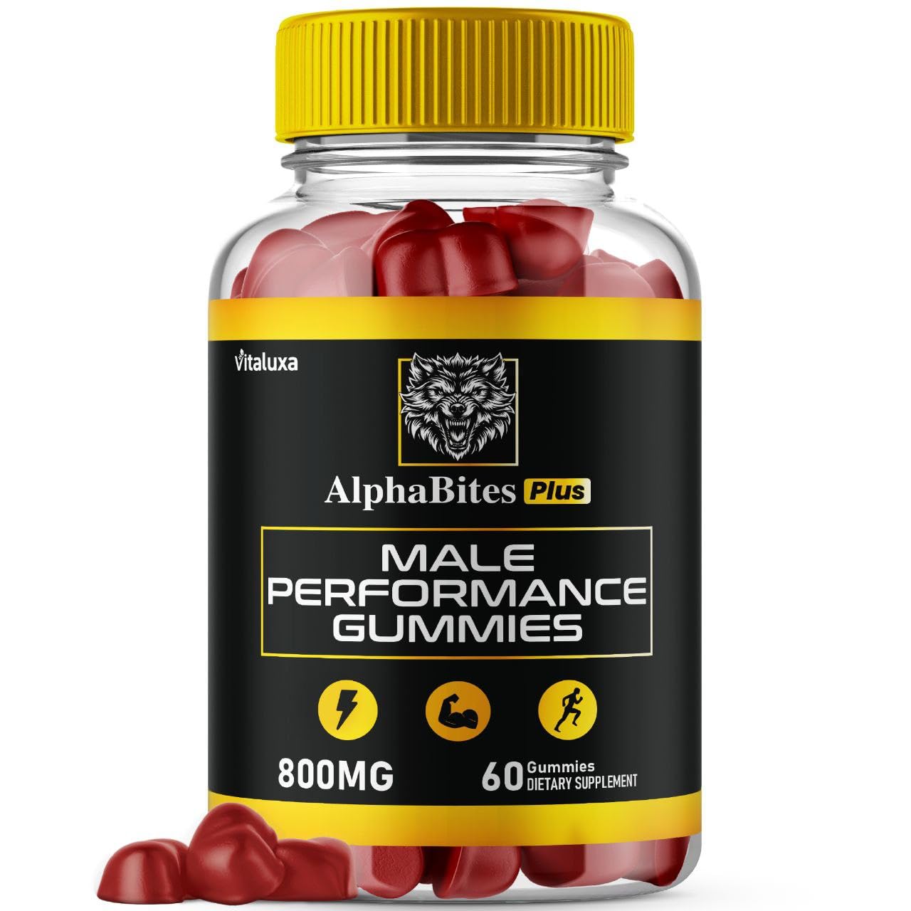 Vitaluxa Alpha Bites Gummies 60 Count