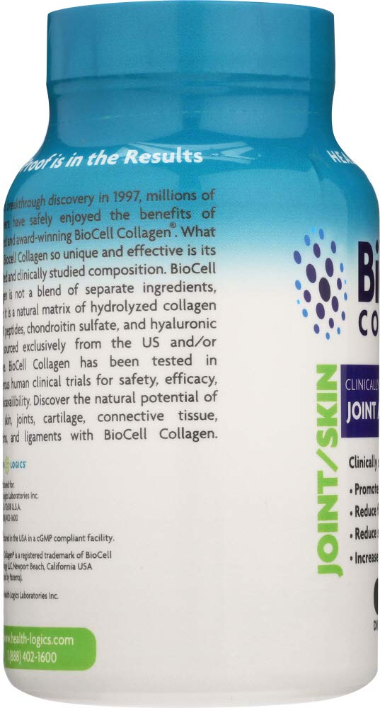 Health Logics BioCell Collagen Capsules 120 Capsules