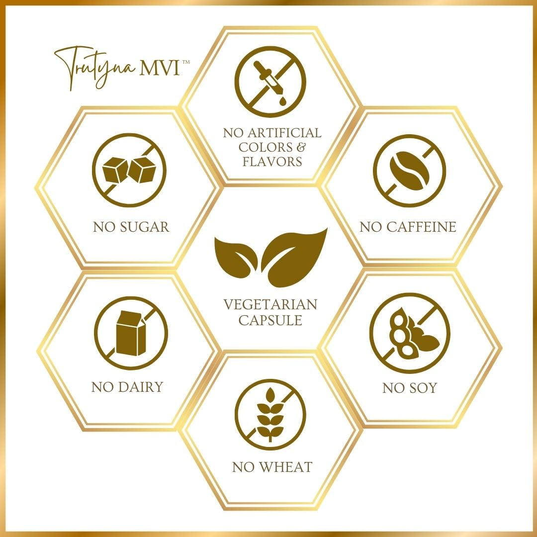 Trutyna MVI - Migraine Relief, Vestibular Support, Brain Health - Naturally Putting Things Together 120 Capsules