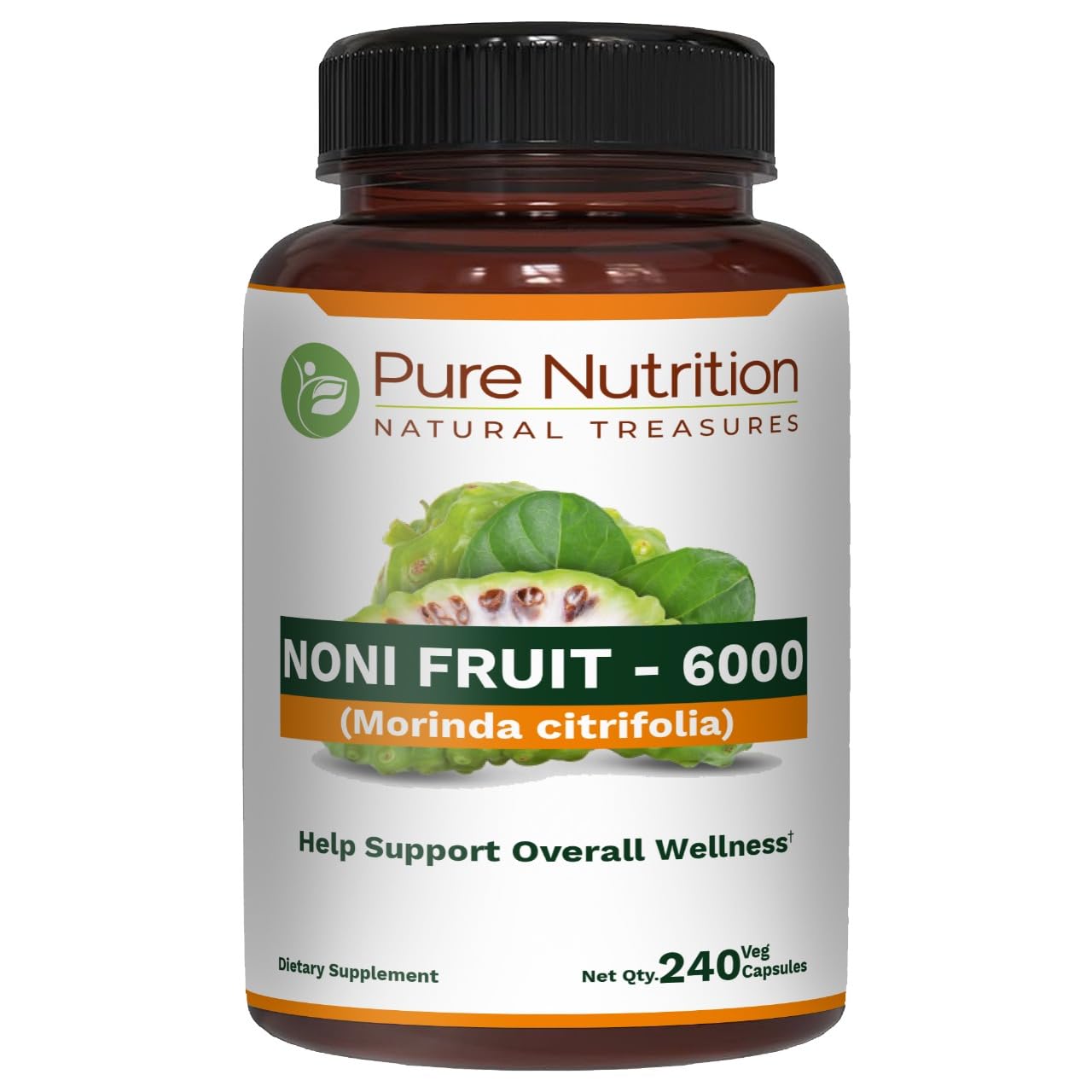 PURE NUTRITION NATURAL TREASURES Noni Fruit Extract 300mg Capsules 240