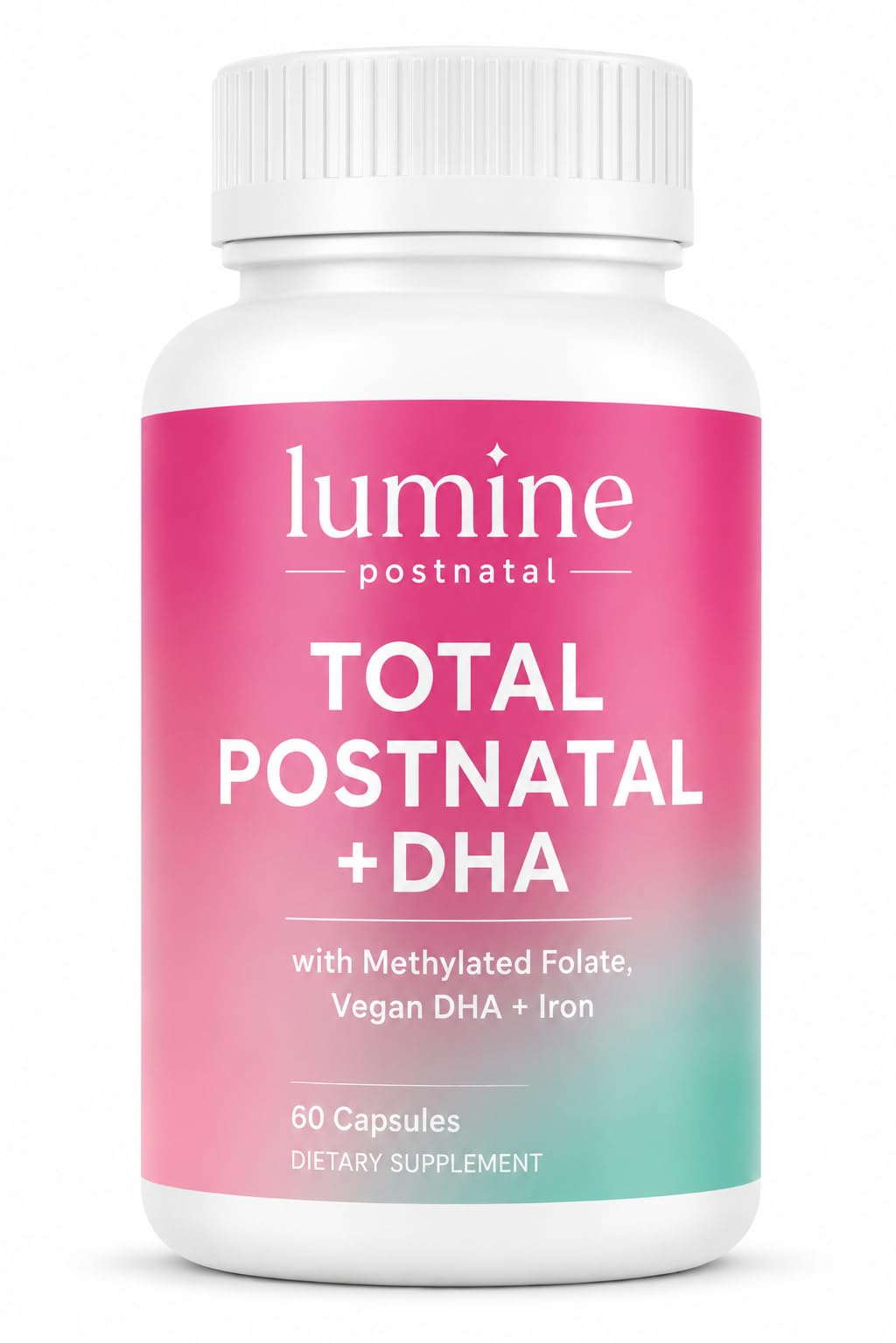 Parmint LUMINE Organics Postnatal Vitamins for Women, 60 Capsules