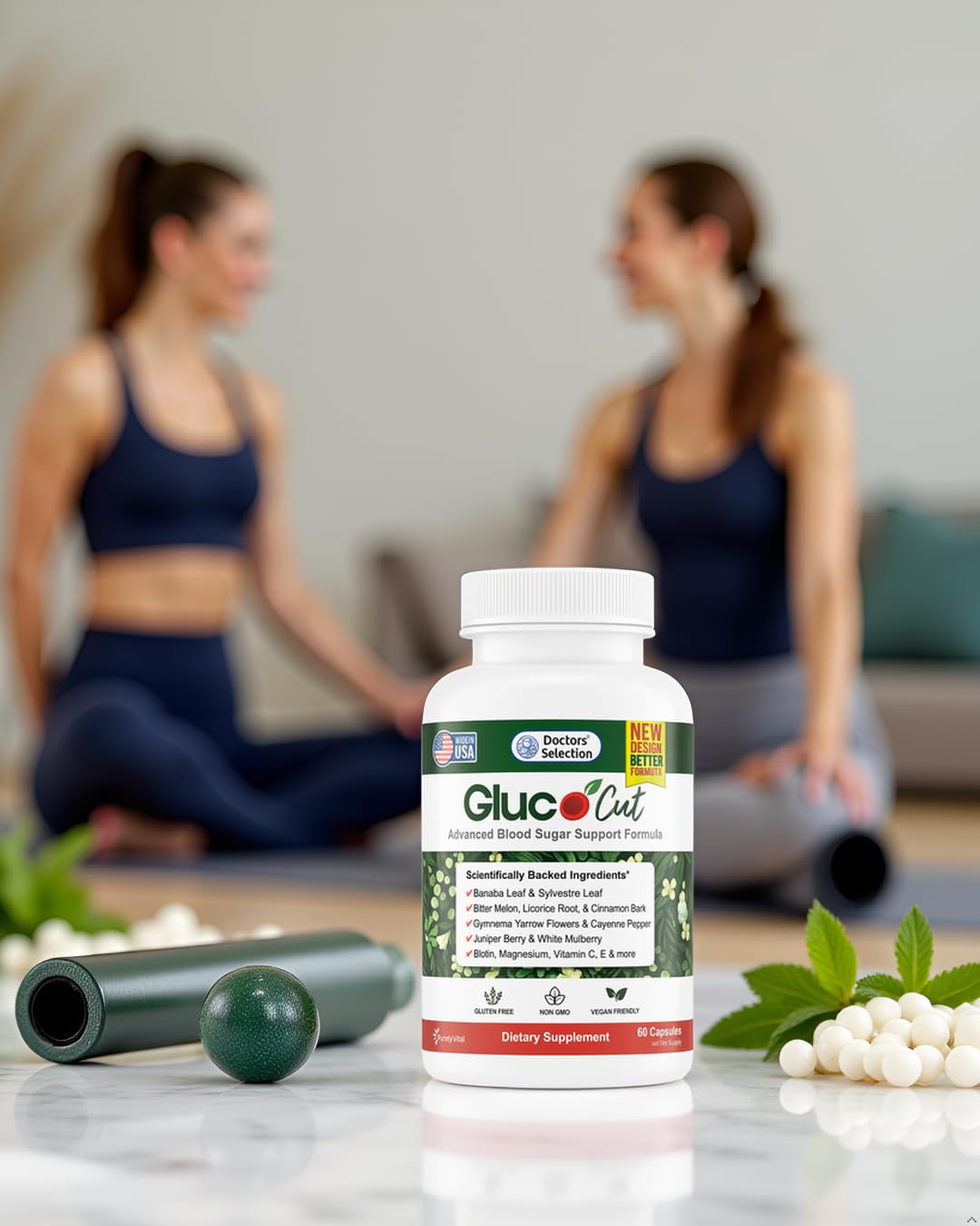 Purely Vital GlucoCut Advanced Supplement Formula, 60 Capsules