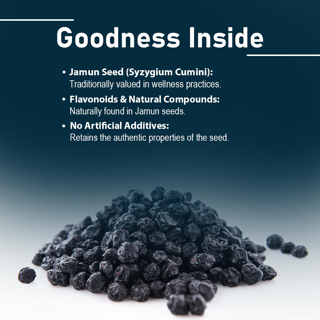 Minature Jamun Seed Tablets 90 Tablets
