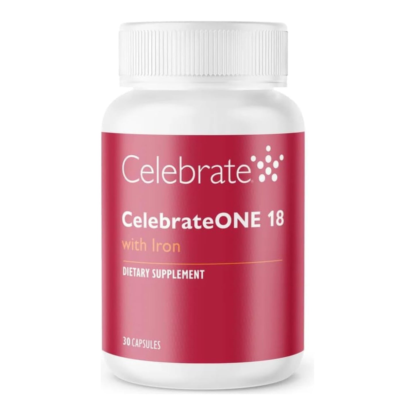 Celebrate Bariatric Supplements CelebrateONE Bariatric Multivitamin with Iron 18 mg Capsules 30