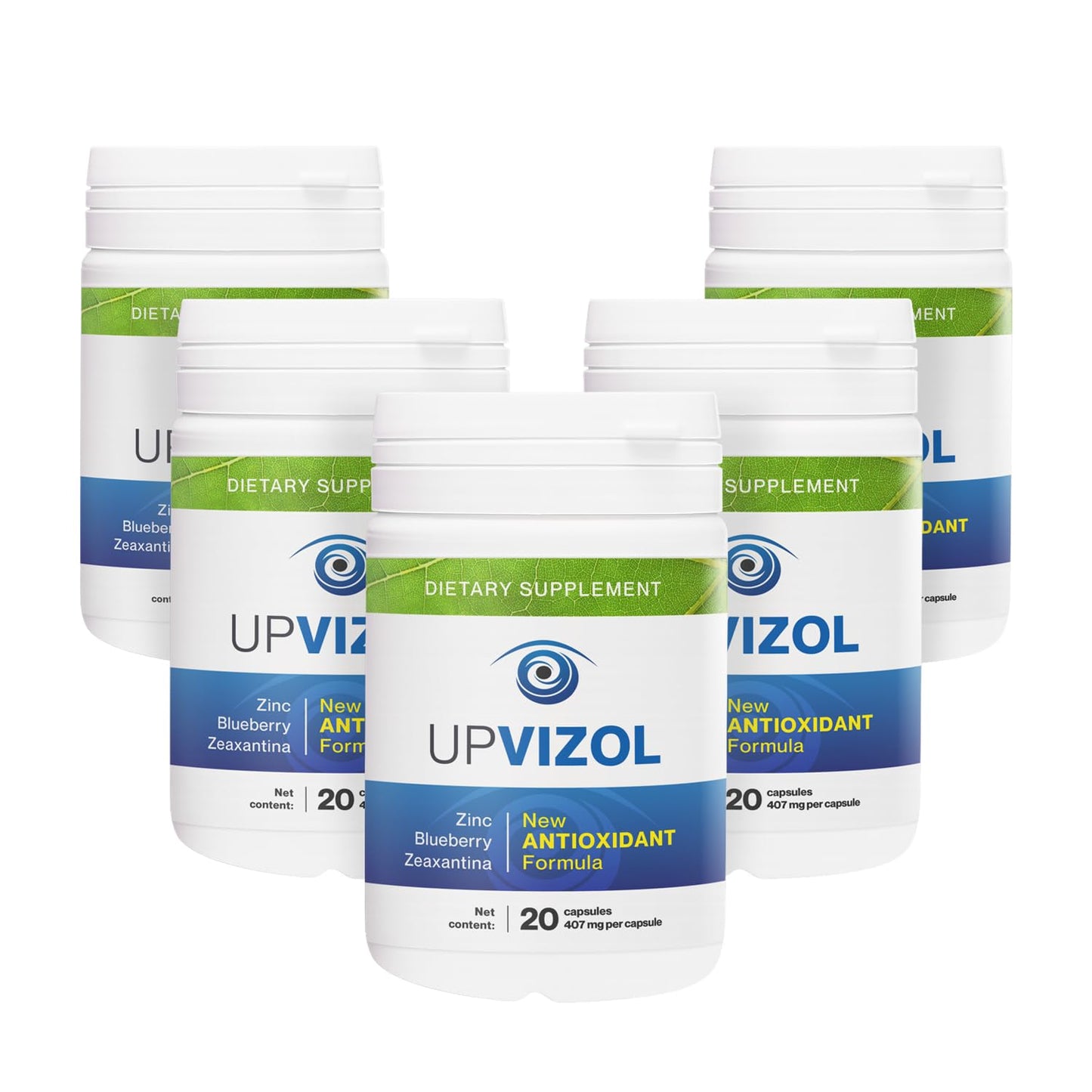 Upvizol Eye Nutrition & Daily Wellness Dietary Supplement with Zinc, Blueberry & Zeaxanthin Capsule, 20 Capsules