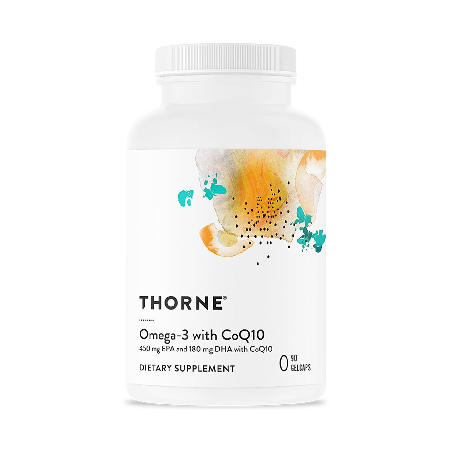 THORNE Omega-3 with CoQ10, 90 Capsules