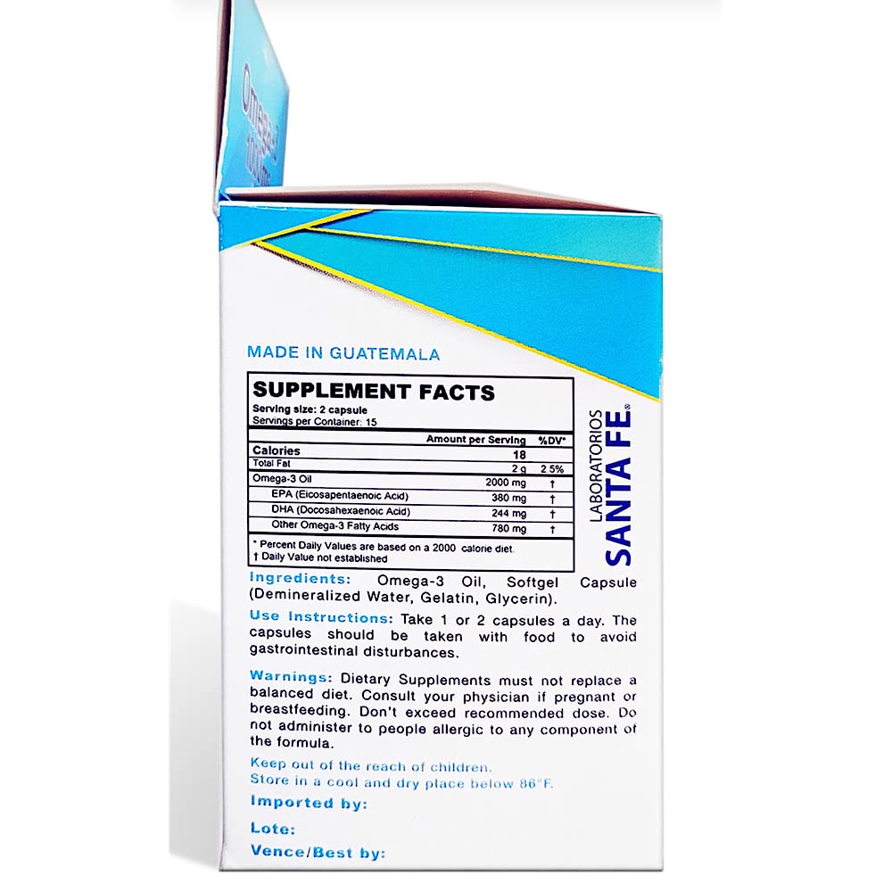 EMULSION BALLENA AZUL Ballena Azul Omega-3 Softgel 30 Count