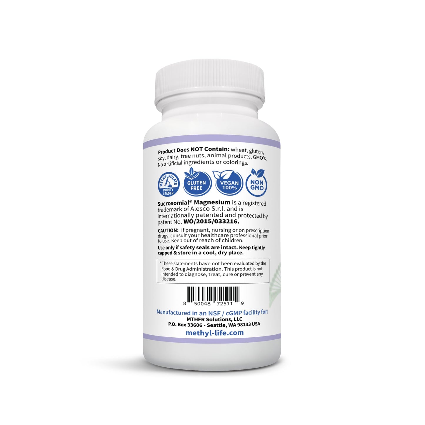 Methyl-Life Superior Sucrosomial Magnesium 90 Capsules
