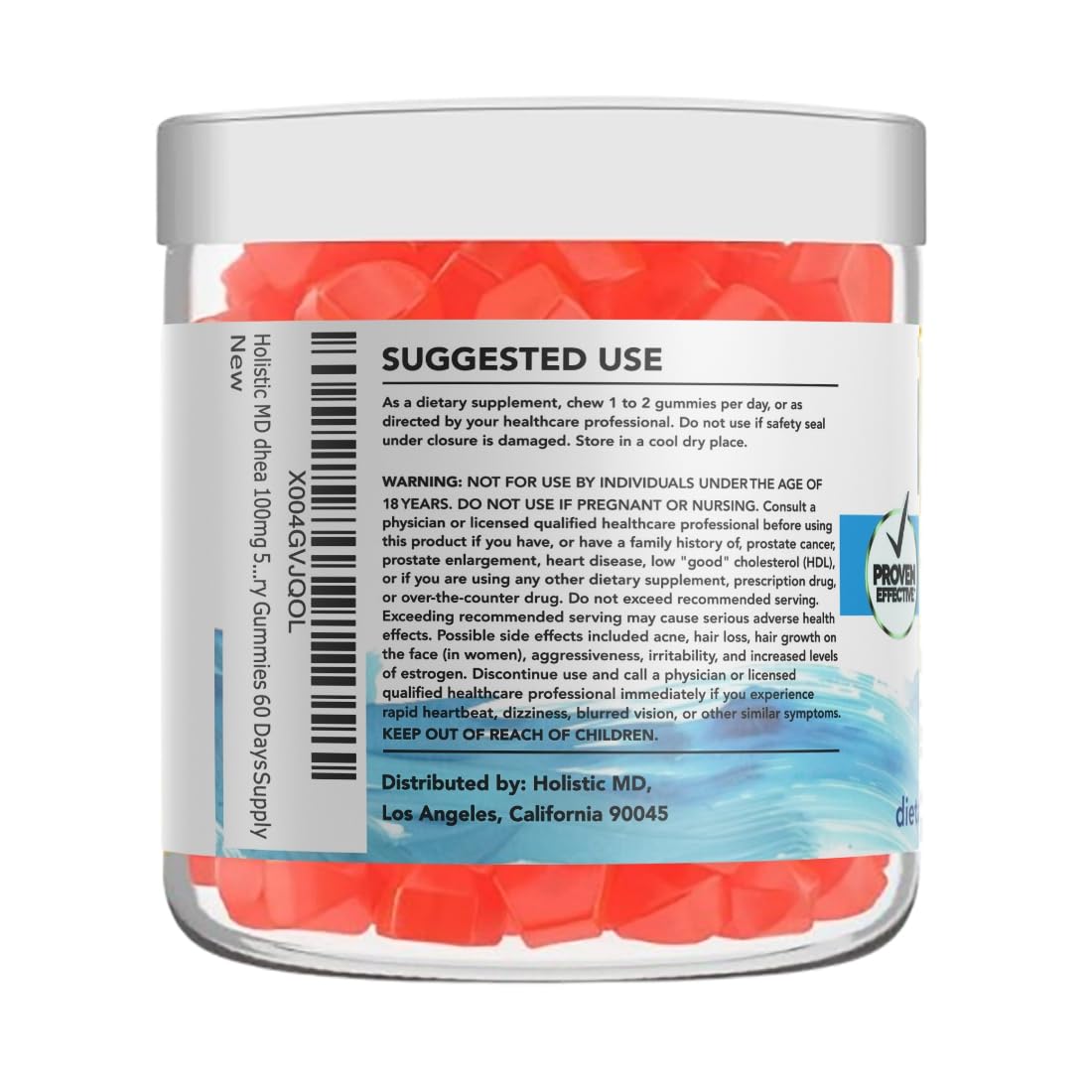 Holistic MD DHEA Gummy 60 Count