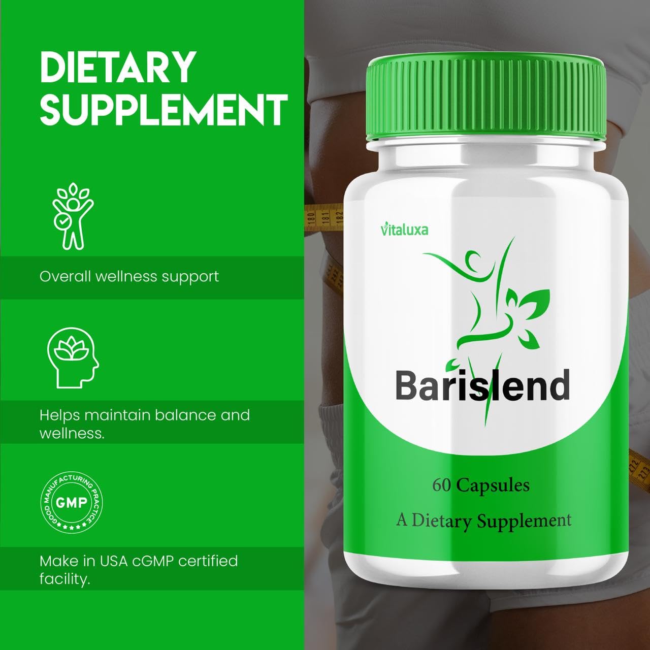 Vitaluxa Barislend Capsules, 180 Capsules