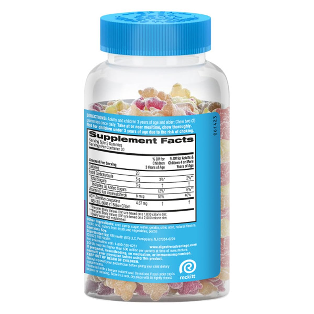 Schiff Digestive Advantage Probiotic Gummies, 120 Gummies