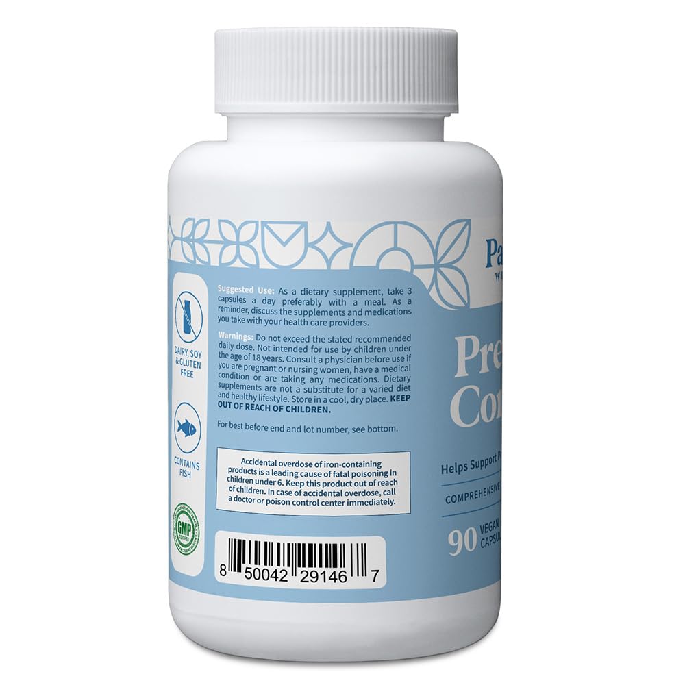 Pattern Wellness Prenatal Complex Supplement for Women 90 Capsules