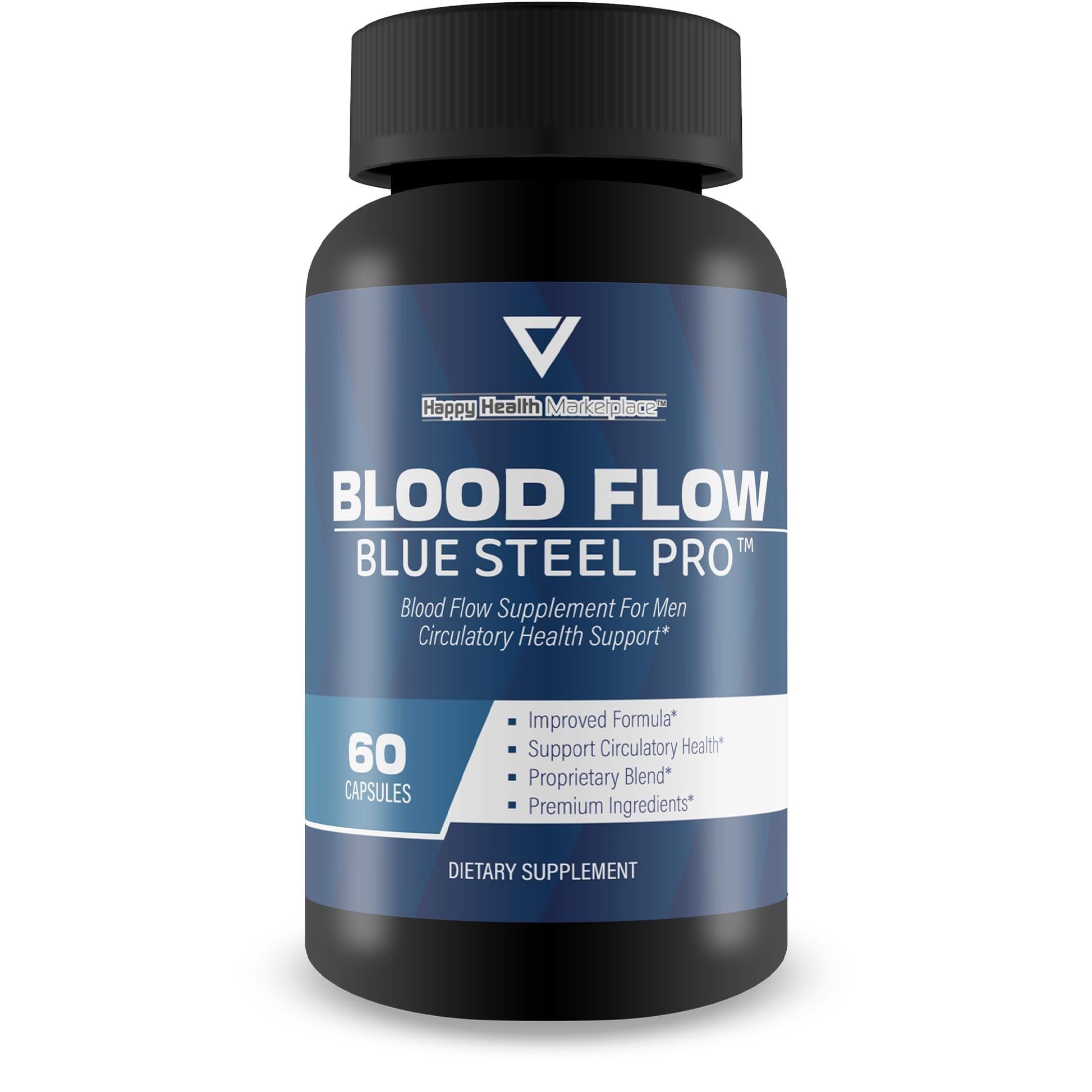 Happy Health Marketplace Blood Flow Blue Steel Pro 60 Capsules