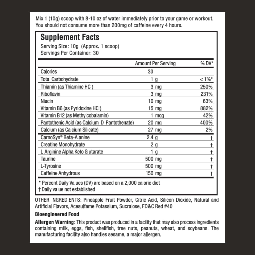 Proven4 Sport Pre Workout Powder with Creatine and Beta Alanine, Watermelon Flavor, 10.56 oz