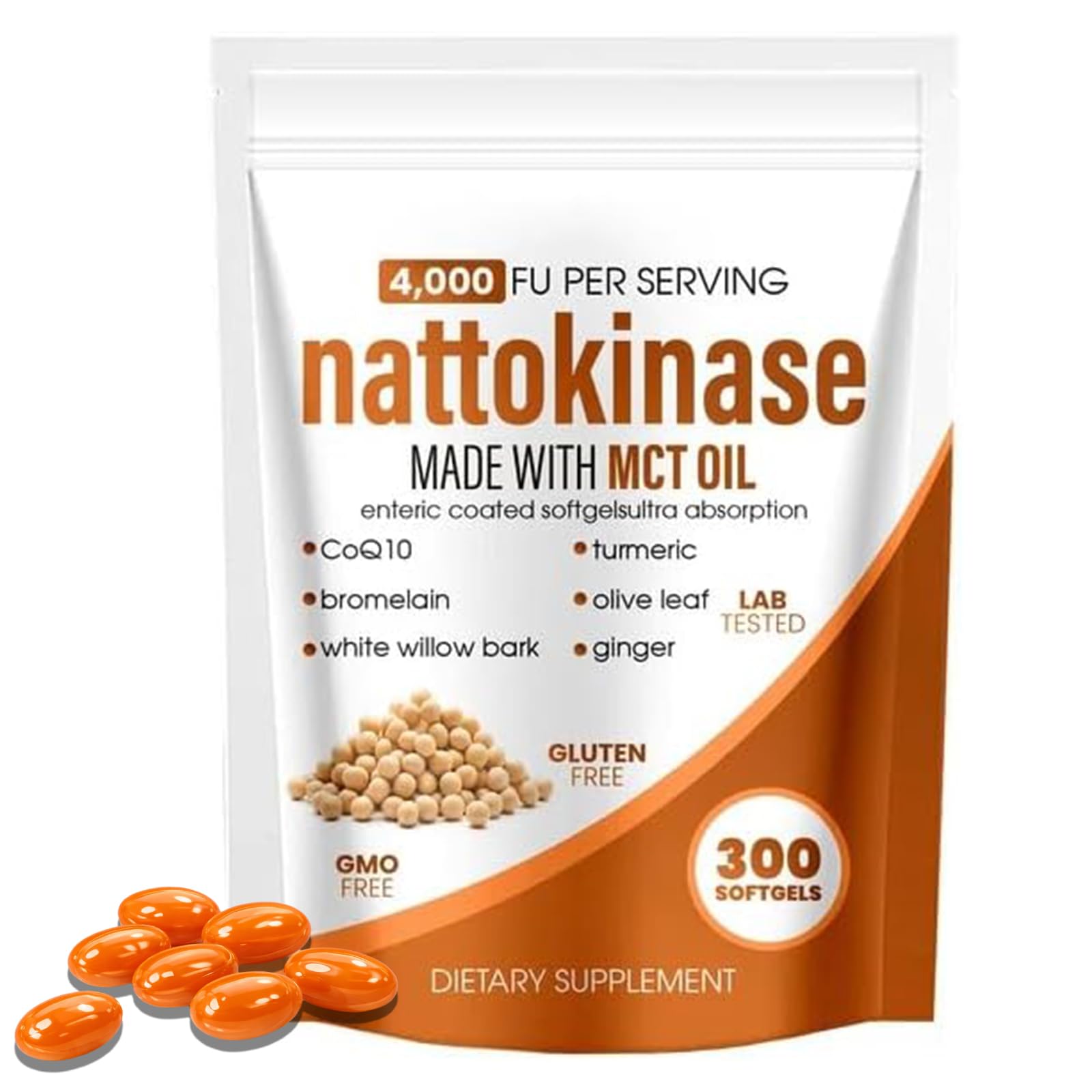 BnPnCn Premium Nattokinase Complex Supplement Softgel 1 Count