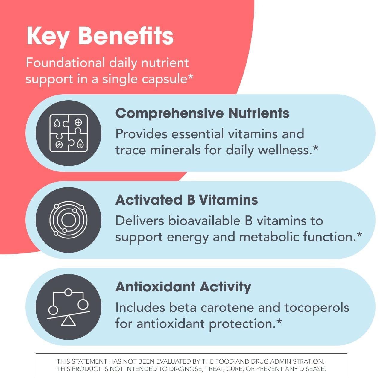 Metabolic Maintenance The Big One Without Iron Multivitamin 90 Capsules