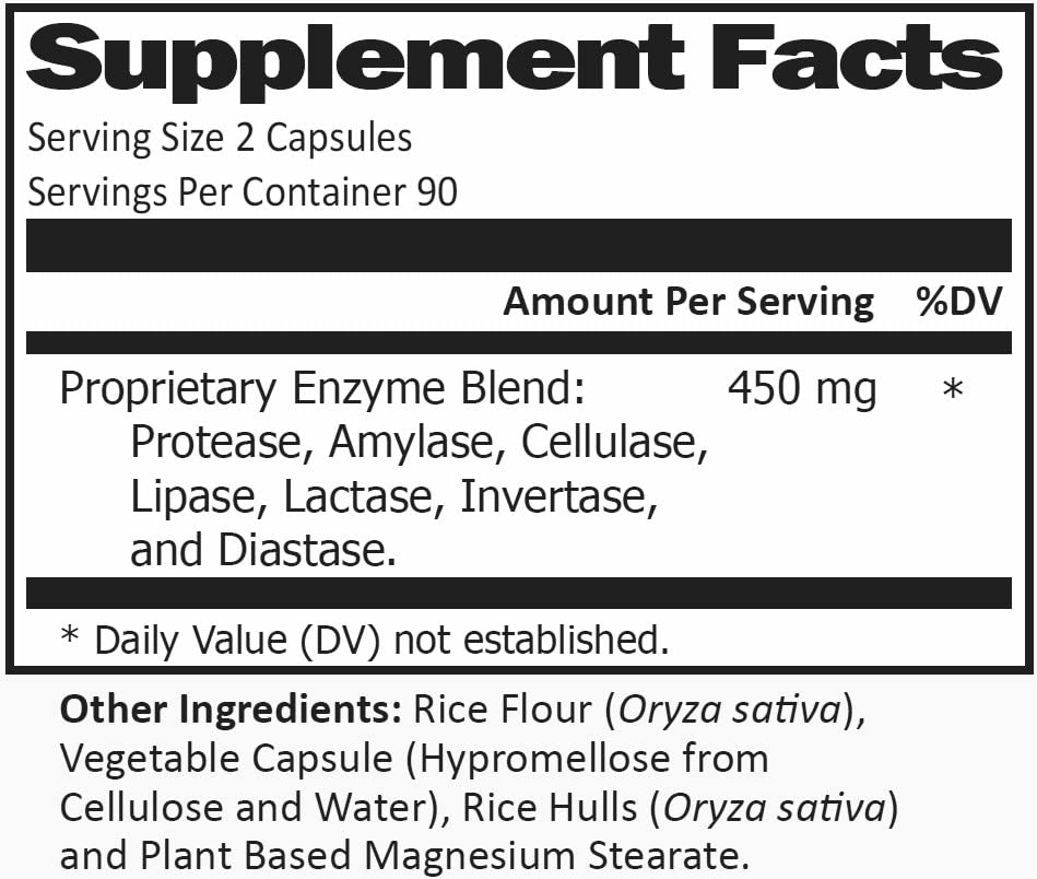 R-Garden Quadra-Zyme Plus Capsule, 180 Capsules