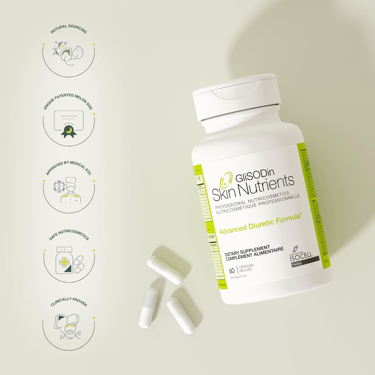 GliSODin Diuretic Capsule, 60 Capsules