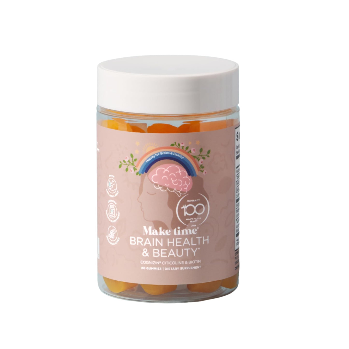 MAKE TIME Brain & Beauty Gummies 60 Gummies