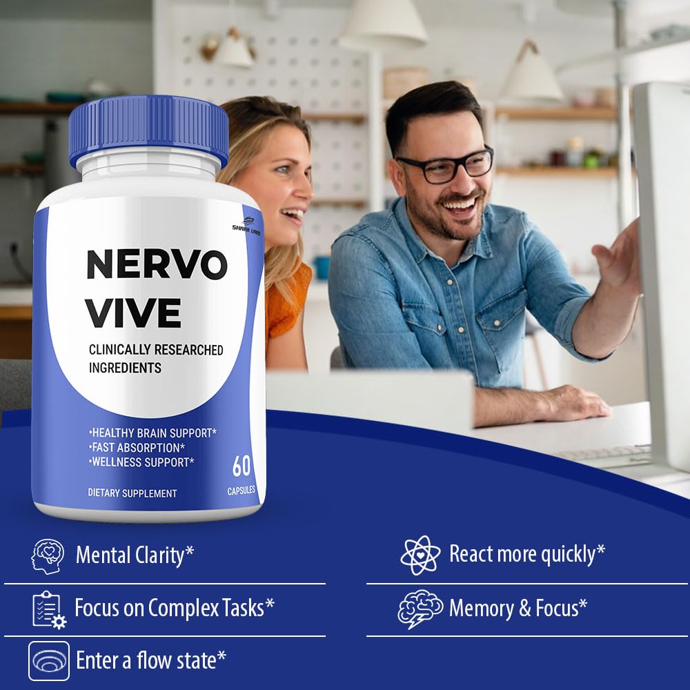 Shark Labs Nervo Vive Capsules, 60 Capsules