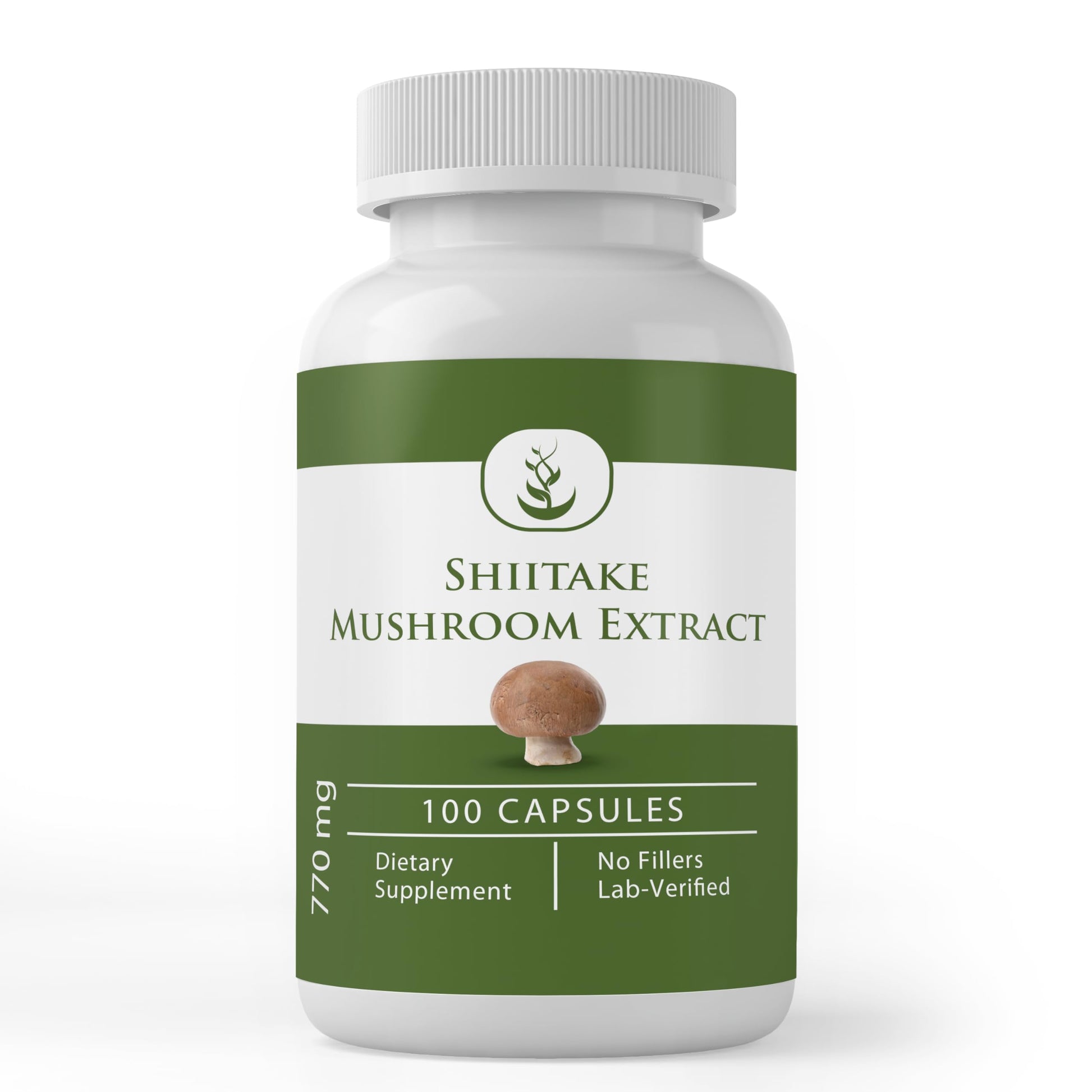 PURE ORIGINAL INGREDIENTS Shiitake Mushroom Extract Capsules 100