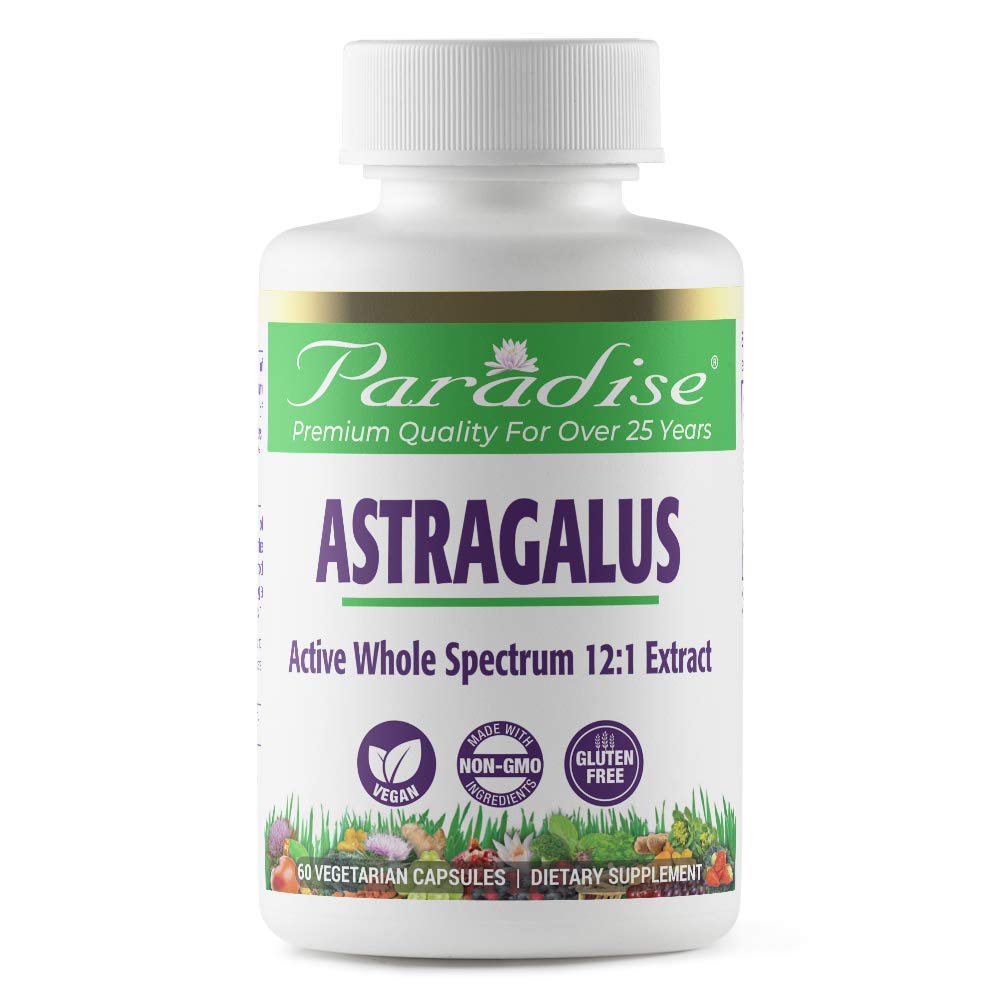 Paradise Herbs Astragalus Capsule, 60 Count