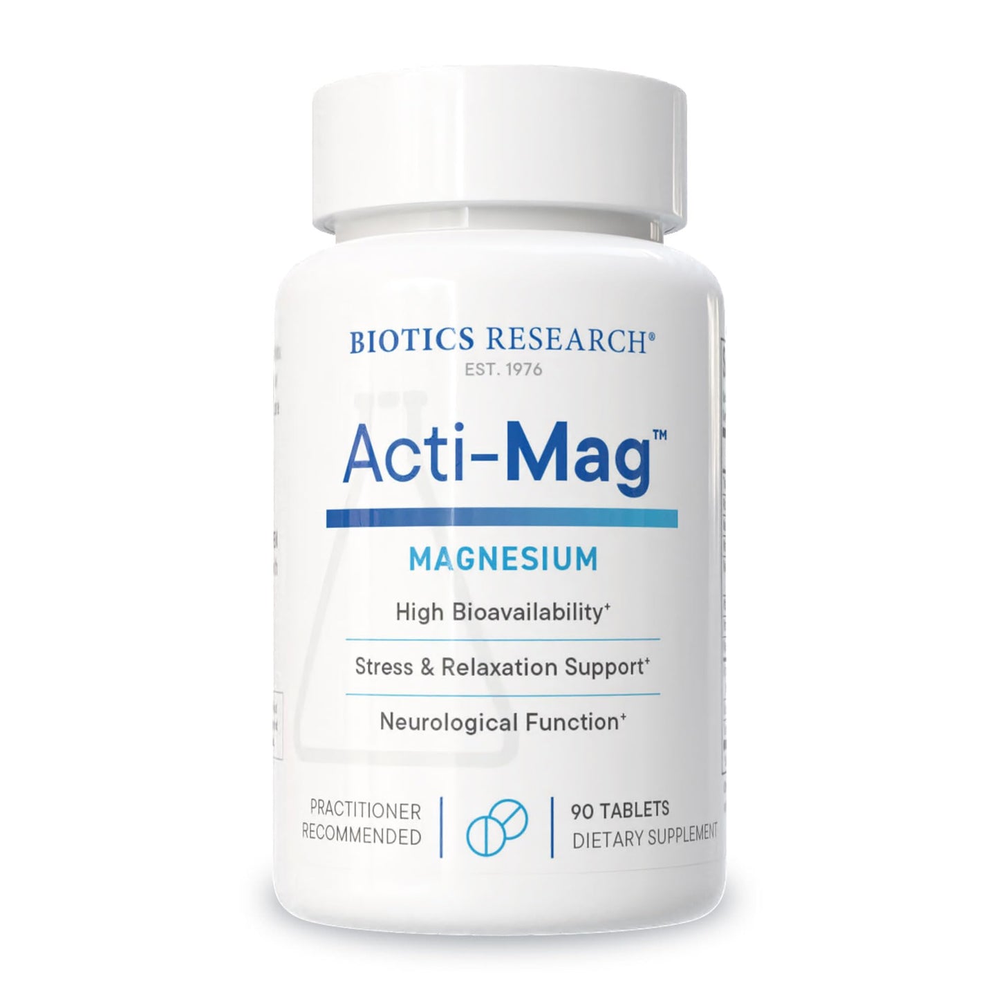 Biotics Research Acti-Mag 90 Tablets
