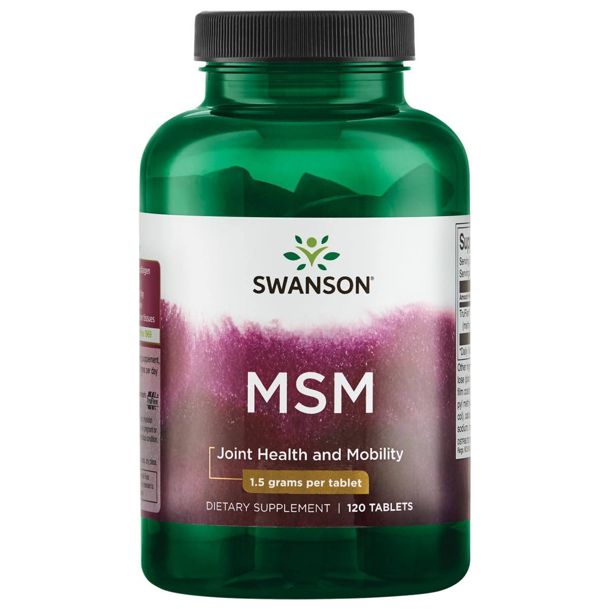 Swanson MSM 1500mg Tablet, 120 Count