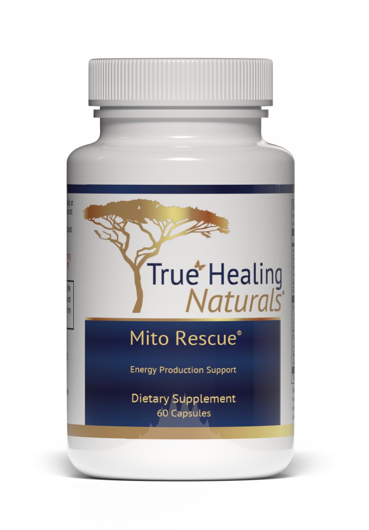 True Healing Naturals Mito Rescue Mitochondrial Support Supplements 60 Capsules