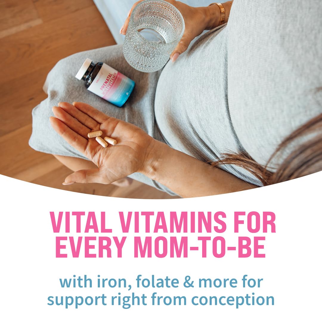 GOBIOTIX Prenatal Vitamins for Women, 90 Capsules