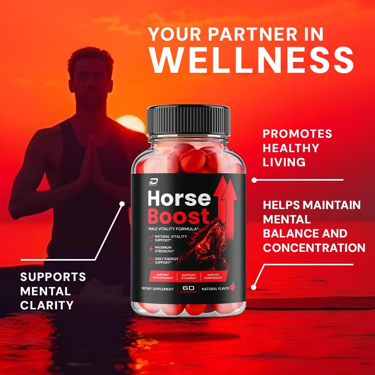Indelo Horse Boost Gummy 300 Gummies