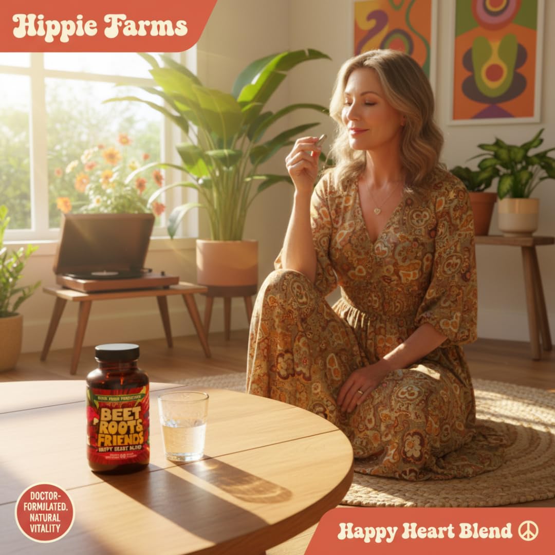 Hippie Farms Beet Root Capsules 1 Count