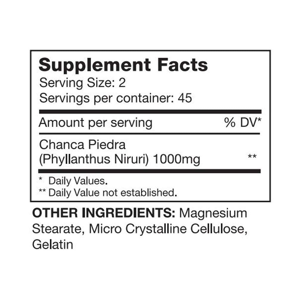Sanar Naturals Chanca Piedra Capsules, 90 Count