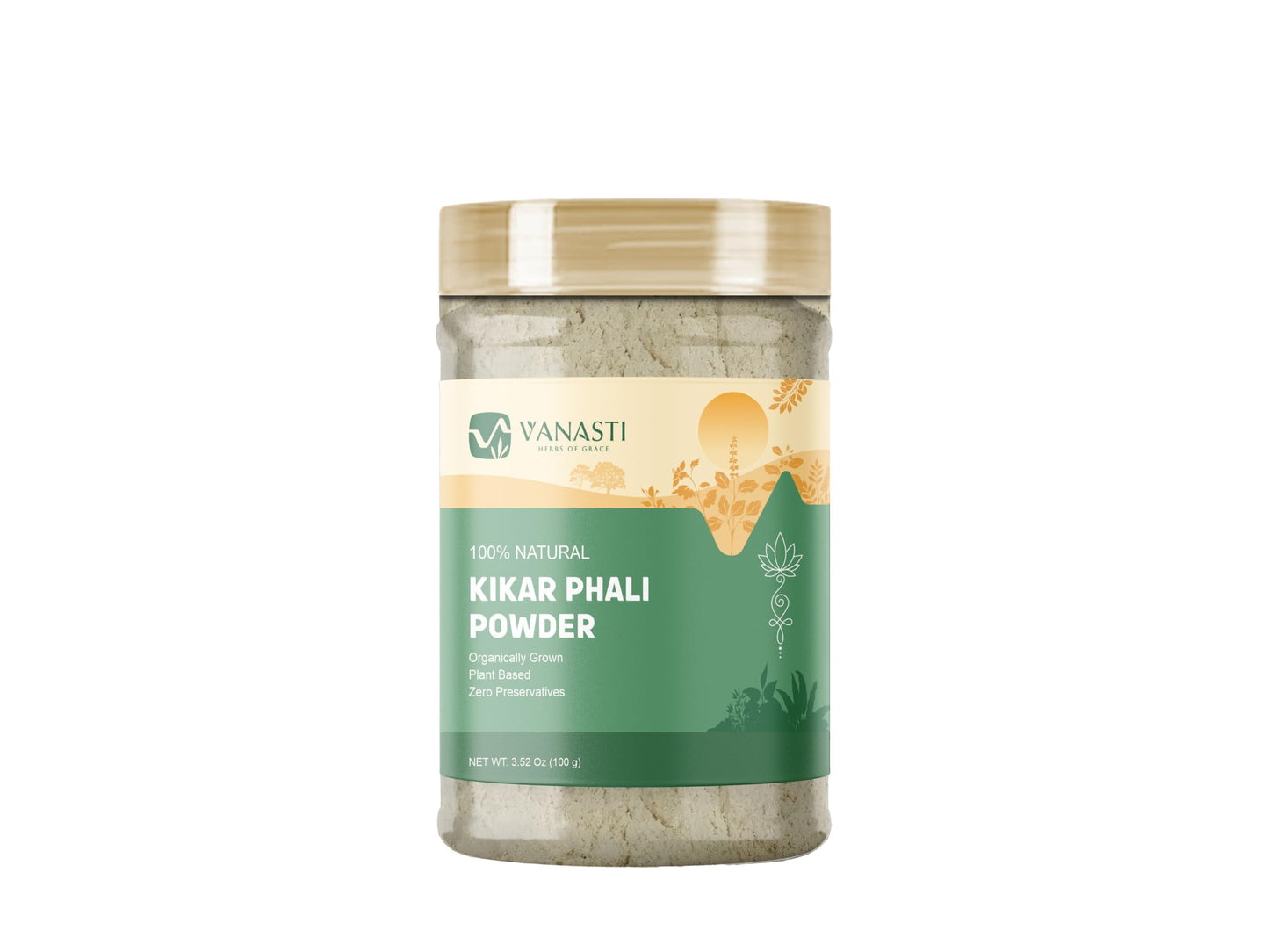 VANASTI Kikar Phali Powder 3.52 Ounce