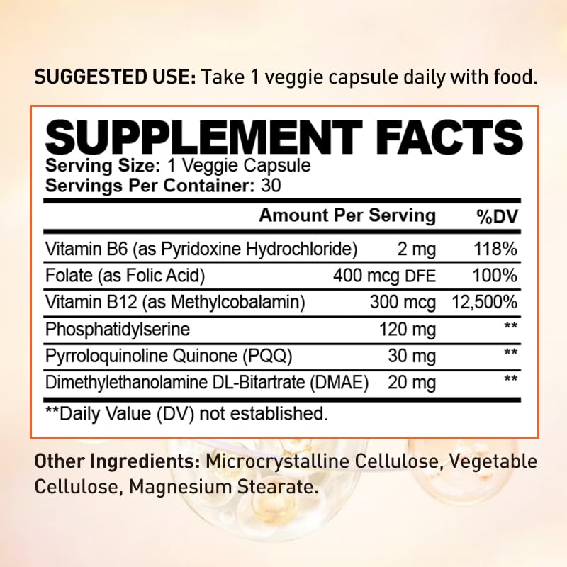 oppuland Phosphatidylserine with PQQ Capsules, 30 Count