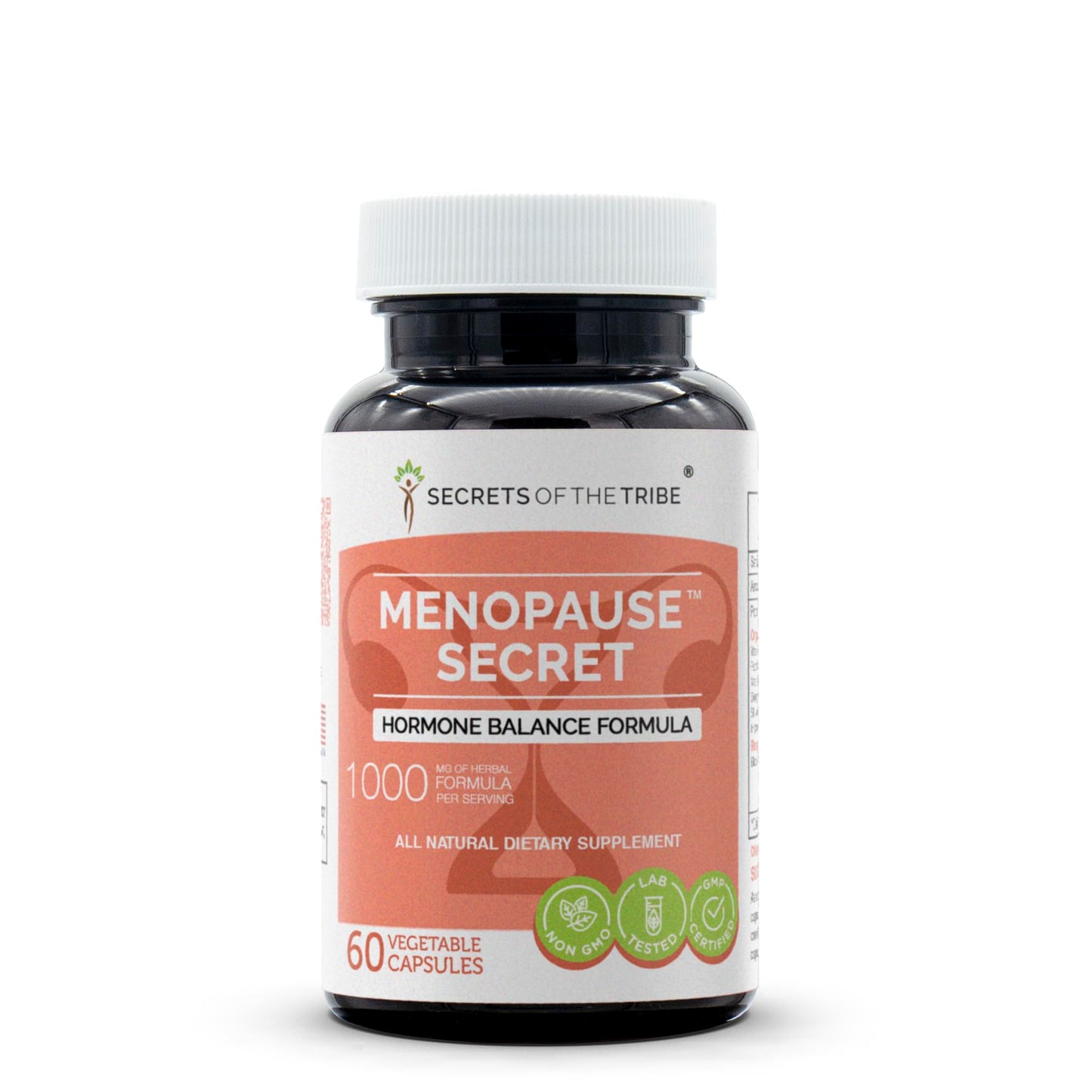 Secrets of the Tribe Menopause Secret Hormone Balance Formula Herbal Supplement Blend 60 Capsules