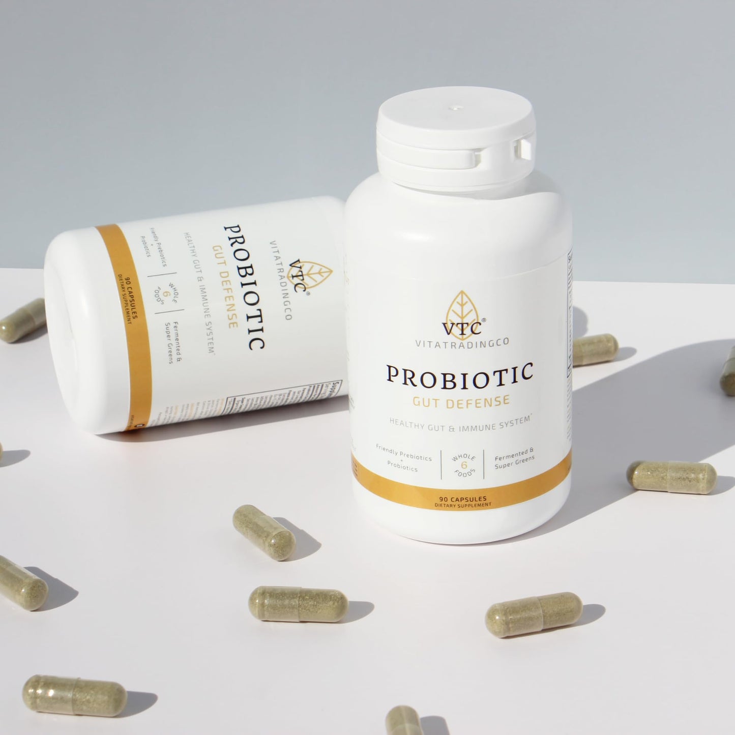 VTC VitaTradingCo. Probiotic Gut Defense Capsules, 90 Count