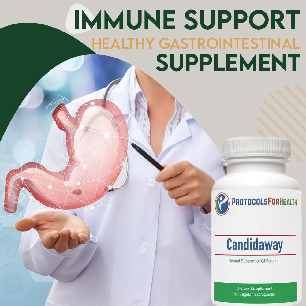 Protocols for Health Candidaway Dietary Supplement Capsules, 60 Count