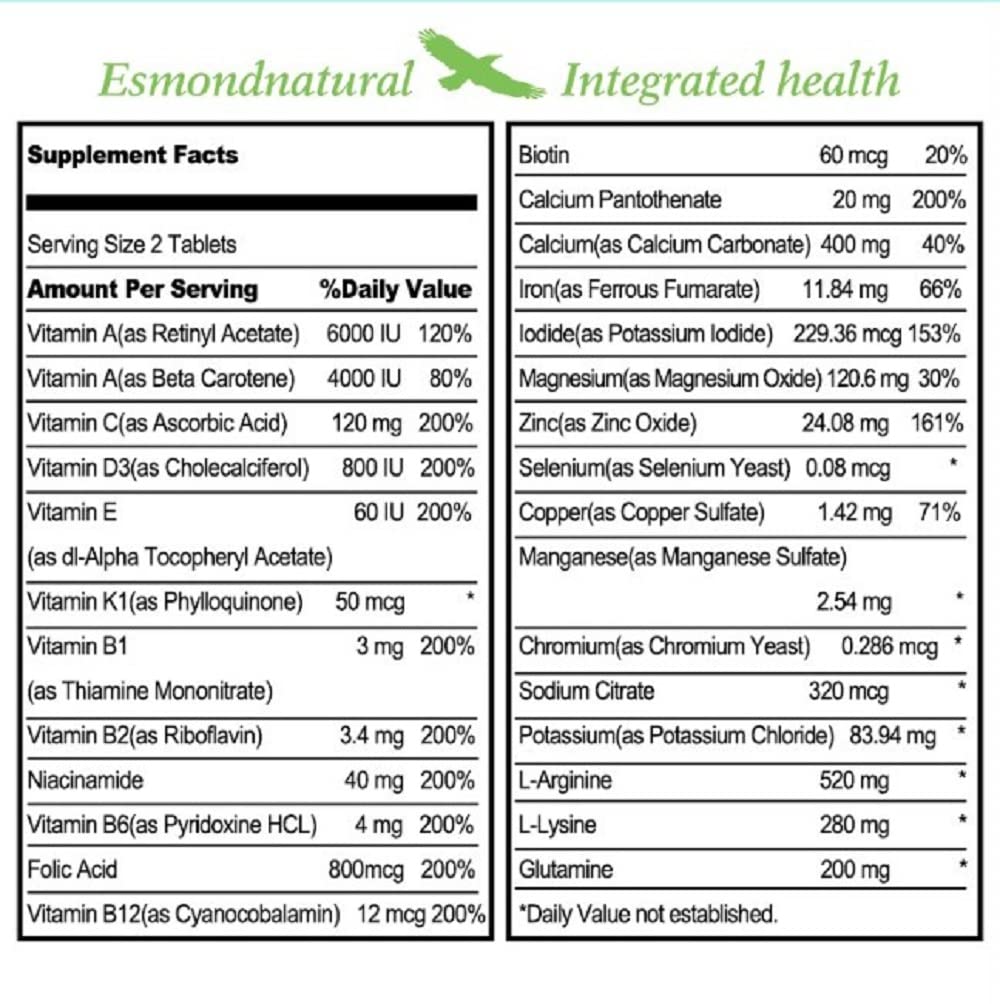 Esmond Natural Well Growing Tablet - 480 Tablets