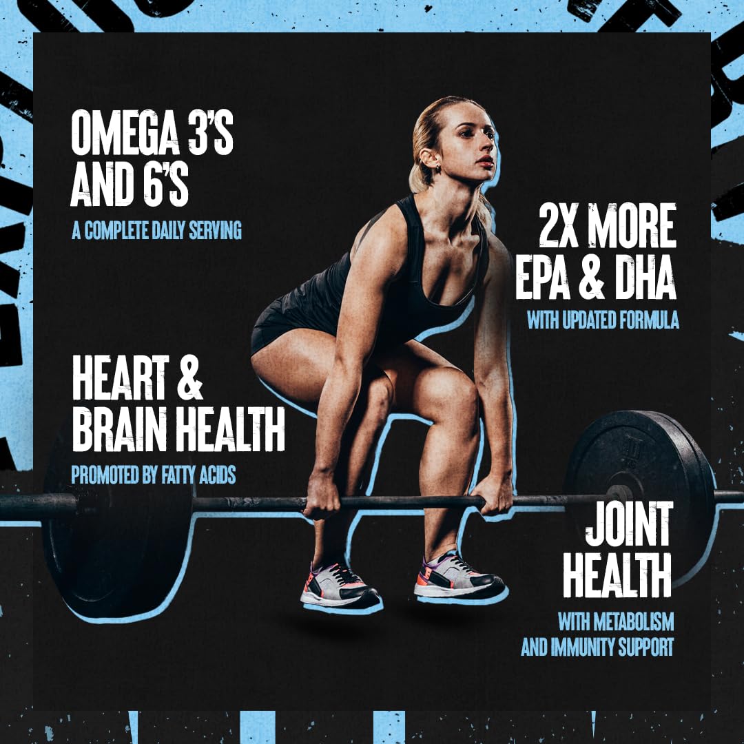 Animal Omega 3 & 6 Supplement with Creatine Tablets, 150 Tablets